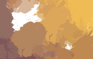 Sanatsal soyut arkaplan. Doku boyalı duvar kağıdı. Boya darbeleriyle yaratıcı bir illüstrasyon. Fırça desenli resim.