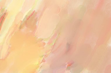 Çağdaş sanat. El yapımı resim. Modern sanat eserleri. Yüzeyde suluboya fırça darbeleriyle resim yapmak. 2D çizim. Sanatsal arkaplan resmi. Tablo üzerinde soyut resim. Renkli doku.