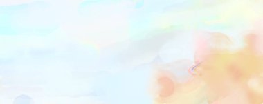 Poster, duvar sanatı, afiş, kart, kitap kapağı veya ambalaj için pastel renkli suluboya resim. Alkol mürekkebini andıran rahatlatıcı fırça darbelerinin modern resmi.