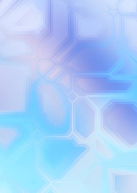 Renkli ve canlı geometrik şekiller katmanları var. Bir teknoloji planının dijital illüstrasyonu. Gelecekçi tasarım şablonu.