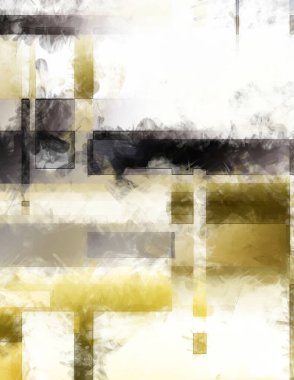 Modern sanat. Renkli çağdaş sanat eserleri. Renkli boya darbeleri. Soyut arkaplanda fırça darbeleri. Fırça boyası. Eşsiz duvar sanatı.