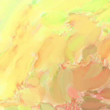 El yapımı sürreal soyut desenli suluboya. Modern sanatsal resim. 2D çizim. Arkaplan boyası karışımı. Yaratıcı duvar sanatı. Çağdaş sanat.