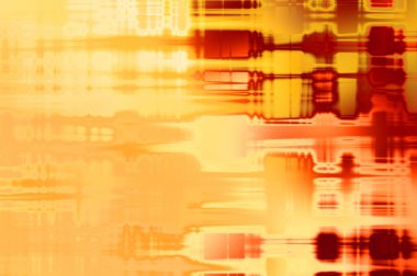 Soyut arkaplan. Yaşlanmış grunge dokusunda geometrik elementler. Farklı renk desenli grafiksel illüstrasyon.