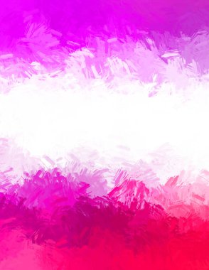 Canlı fırça darbeleriyle boyanmış. Renkli desenli resim. Fırçalanmış duvar kağıdını boya.