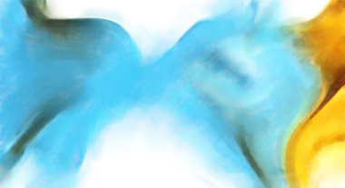 Modern sanat. Renkli çağdaş sanat eserleri. Renkli boya darbeleri. Soyut arkaplanda fırça darbeleri. fırça boyası.