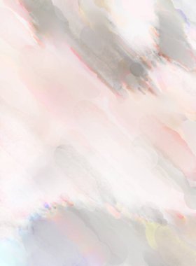 Poster, duvar sanatı, afiş, kart, kitap kapağı veya ambalaj için pastel renkli suluboya resim. Alkol mürekkebini andıran rahatlatıcı fırça darbelerinin modern resmi.