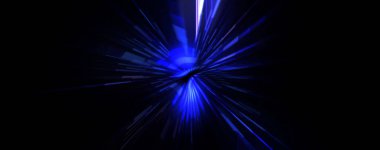 Fütürist mercek patlaması. Parlayan parçacıkları ve çizgileri olan ışık patlaması yıldızı. Güzel soyut ışın arkaplanı.