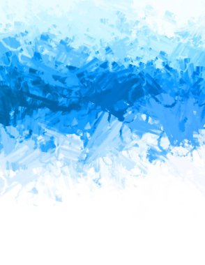 Sanatsal soyut arkaplan. Doku boyalı duvar kağıdı. Boya darbeleriyle yaratıcı bir illüstrasyon. Fırça desenli resim.