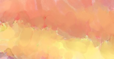 Pastel renklerde suluboya resim. Poster, duvar sanatı, afiş, kart, kitap kapağı ya da ambalaj için rahatlatıcı kompozisyonun yumuşak renkli çizimi. Modern fırça darbeleri resim.