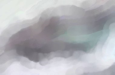 Alkol mürekkebini andıran rahatlatıcı fırça darbelerinin modern resmi. Poster, duvar sanatı, afiş, kart, kitap kapağı veya ambalaj için pastel renkli suluboya resim.