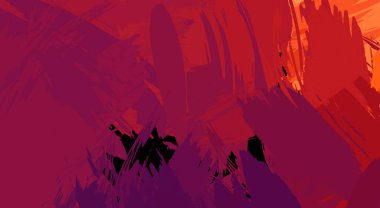 Sanatsal soyut arkaplan. Doku boyalı duvar kağıdı. Boya darbeleriyle yaratıcı bir illüstrasyon. Fırça desenli resim.