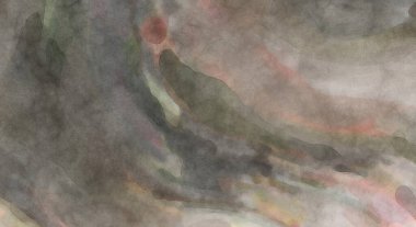 Yumuşak suluboya duvar kağıdı. Hafifçe fırçalanmış renkleri olan sanatsal bir resim. Pastel renkler arkaplana dokunmuş. Soyut duvar sanatı..