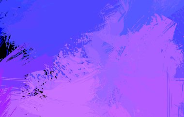 Sanatsal soyut arkaplan. Doku boyalı duvar kağıdı. Boya darbeleriyle yaratıcı bir illüstrasyon. Fırça desenli resim.