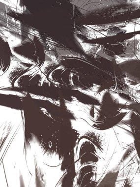 Renkli fırça darbelerinin soyut arkaplanı. fırçalanmış canlı duvar kağıdı. resmedilmiş sanat eseri. Eşsiz ve yaratıcı illüstrasyon.