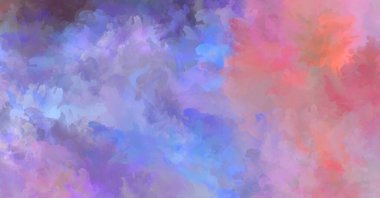 Boya darbeleri. 2D İllüstrasyon. Taranmış Boyalı Soyut Arkaplan. Fırça darbesi ile boyanmış. Modern sanat.