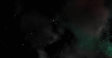 Galaksi uzayındaki yıldız alanı renkli nebula ile. Uzayın derinliklerinin bilim kurgu geçmişi. Ruhsal duvar kağıdı.