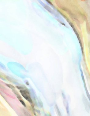 El yapımı sürreal soyut desenli suluboya. Modern sanatsal resim. 2D çizim. Arkaplan boyası karışımı. Yaratıcı duvar sanatı. Çağdaş sanat