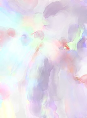 Poster, duvar sanatı, afiş, kart, kitap kapağı veya ambalaj için pastel renkli suluboya resim. Alkol mürekkebini andıran rahatlatıcı fırça darbelerinin modern resmi.