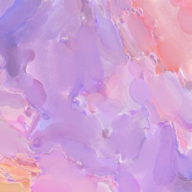 El yapımı sürreal soyut desenli suluboya. Modern sanatsal resim. 2D çizim. Arkaplan boyası karışımı. Yaratıcı duvar sanatı. Çağdaş sanat.