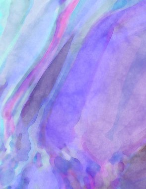 2D çizim. Sanatsal arkaplan resmi. Tablo üzerinde soyut resim. Çağdaş sanat. El yapımı resim. Renkli doku. Modern sanat eserleri. Yüzeyde suluboya fırça darbeleriyle boyama.