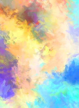 Sanatsal canlılık ve renkli duvar kağıdı. Taranmış Soyut Arkaplan. Fırça darbeli resim. 