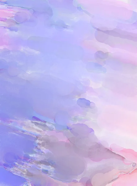 Modern Brush Strokes Painting Watercolor Abstract Painting Pastel Colors Soft — Stock Photo, Image