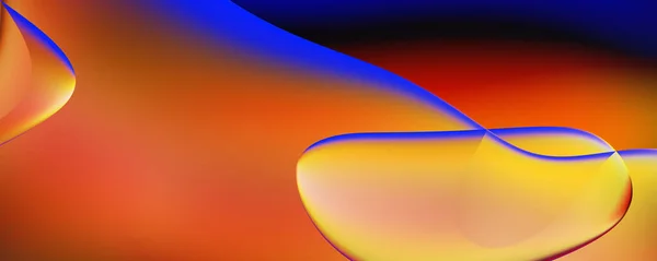 유동적 색깔의 변화는 역동적 움직임과 물결을 일으킵니다 네온은 광파의 추상적 — 스톡 사진
