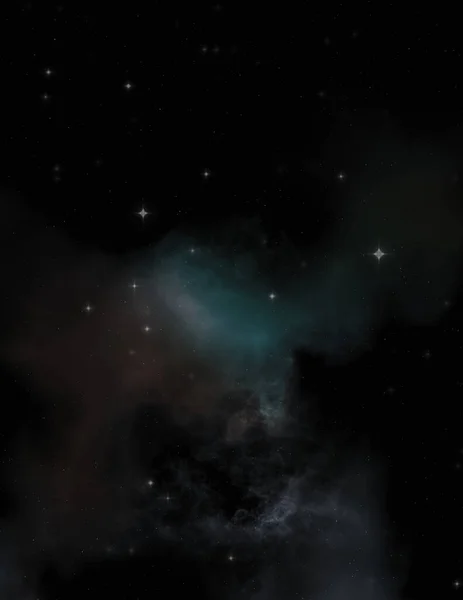 Campo Estelar Espacio Galaxia Con Nebulosa Colorida Fondo Ciencia Ficción —  Fotos de Stock