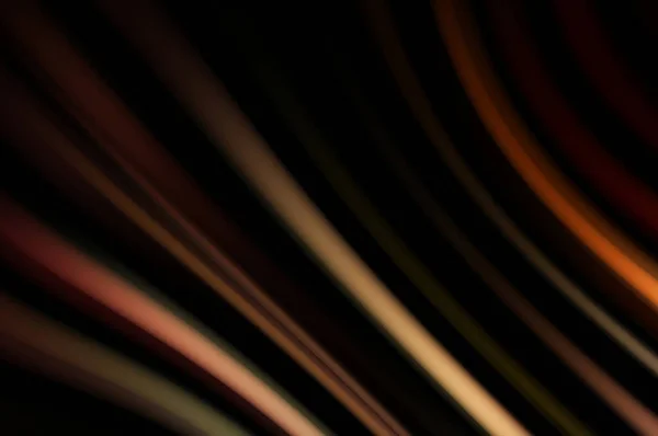 Líneas Suaves Coloridas Sobre Fondo Negro Ondas Color Fluidas Fluidas — Foto de Stock