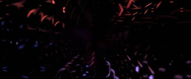 Işık parçacık izleri. Parlayan parçacıkları ve çizgileri olan ışık patlaması yıldızı. Güzel hareketli soyut ışın arkaplanı.