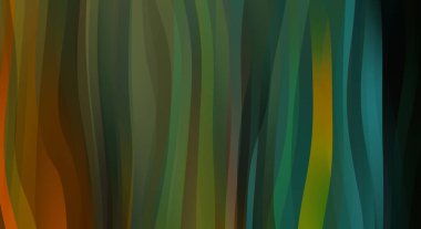 Soyut arkaplan. Renkli dalgalı tasarım duvar kağıdı. yaratıcı grafik 2D çizim. Dinamik şekilli modaya uygun sıvı örtüsü.