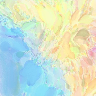 El yapımı sürreal soyut desenli suluboya. Modern sanatsal resim. 2D çizim. Arkaplan boyası karışımı. Yaratıcı duvar sanatı. Çağdaş sanat.