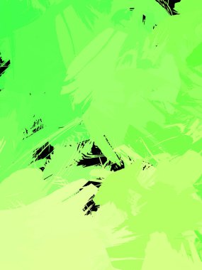 Duvar sanatı Eşsiz ve yaratıcı illüstrasyon. Fırça darbesi ile boyanmış. Renkli fırça darbelerinin soyut arkaplanı. Fırçalanmış canlı duvar kâğıdı. Boyalı sanatsal yaratım.