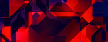 Soyut geometrik duvar kağıdı. Geometrik renkli şekiller. Çokgen arka plan. Bir teknolojinin dijital illüstrasyonuName.