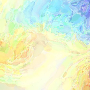 Çağdaş sanat. El işçiliğinin renkli dokusu. Modern resim. Yüzeyde suluboya vuruşlar. Sanatsal arkaplan resmi. Tablo üzerinde soyut resim. Fırça darbeleri. 