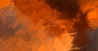 Renkli fırça darbelerinin soyut arkaplanı. fırçalanmış canlı duvar kağıdı. resmedilmiş sanat eseri. Eşsiz ve yaratıcı illüstrasyon.