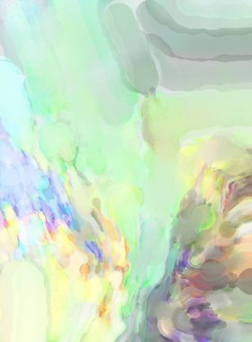 Suluboya fırça darbeleri. Modern sanat. Soyut doku. 2D çizim. Yüzeyde etkileyici el yapımı suluboya. Renkli bir fon. Çok renkli arkaplan. Çağdaş duvar sanatı. 