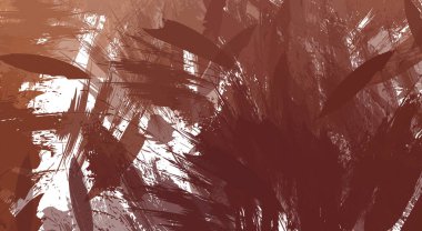 Renkli fırça darbelerinin 2B çizimi. Dekoratif doku resmi. Canlı boya desenli arka plan. Kaotik fırça darbeleri resim.