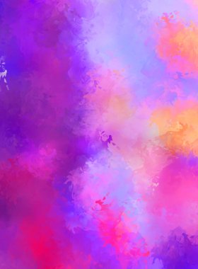 Renkli fırça darbelerinin soyut arkaplanı. fırçalanmış canlı duvar kağıdı. resmedilmiş sanat eseri. Eşsiz ve yaratıcı illüstrasyon.