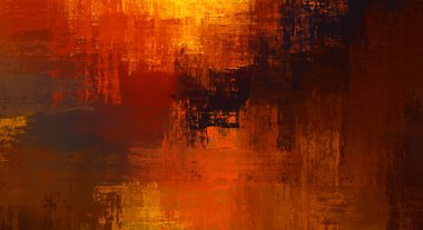 Çapraz vahşi fırça darbeleriyle arka plan. Renkli ve canlı bir tasvir. Boyalı sanat. Yaratıcı soyut resim.