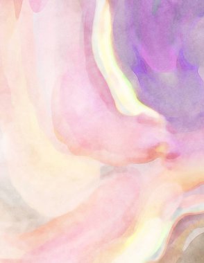 2D çizim. Sanatsal arkaplan resmi. Tablo üzerinde soyut resim. Çağdaş sanat. El yapımı resim. Renkli doku. Modern sanat eserleri. Yüzeyde suluboya fırça darbeleriyle boyama.