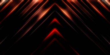 Soyut parlayan geometrik ışıklar arka planda. Fraktal simetrik grafik çizimi. Parıldayan ve parıldayan çubukları kesiştir.