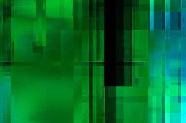 Renkli ve canlı geometrik şekiller katmanları var. Bir teknoloji planının dijital illüstrasyonu. Gelecekçi tasarım şablonu.