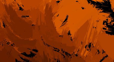 Sanatsal soyut arkaplan. Doku boyalı duvar kağıdı. Boya darbeleriyle yaratıcı bir illüstrasyon. Fırça desenli resim.