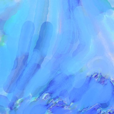 Çağdaş sanat. El işçiliğinin renkli dokusu. Modern resim. Yüzeyde suluboya vuruşlar. Sanatsal arkaplan resmi. Tablo üzerinde soyut resim. Fırça darbeleri. 