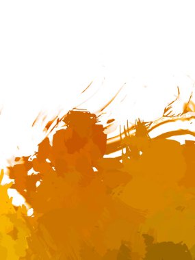 Taranmış Boyalı Soyut Arkaplan. Vahşi kaotik fırça darbeleri. Boya darbeleri. 2D İllüstrasyon. Fırça darbeli resim. 