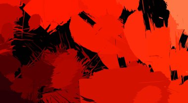 Sanatsal soyut arkaplan. Doku boyalı duvar kağıdı. Boya darbeleriyle yaratıcı bir illüstrasyon. Fırça desenli resim.