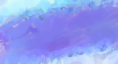 Yumuşak suluboya duvar kağıdı. Hafifçe fırçalanmış renkleri olan sanatsal bir resim. Pastel renkler arkaplana dokunmuş. Soyut duvar sanatı..