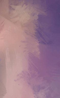 Renkli fırça darbelerinin 2D çizimi. Dekoratif desenli resim. canlı boya desenli arkaplan.