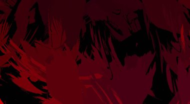 Sanatsal soyut arkaplan. Doku boyalı duvar kağıdı. Boya darbeleriyle yaratıcı bir illüstrasyon. Fırça desenli resim.